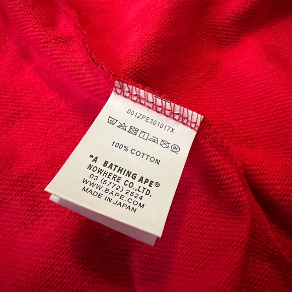 BATHING APE HOODIE LARGE - Picture 5 of 7